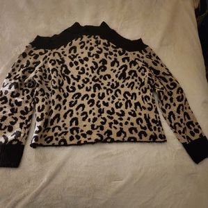 Cold Shoulder Sweather